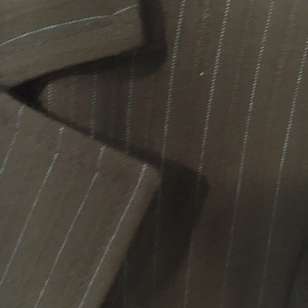 Style & Co Petite Navy Pinstripe Blazer - Picture 9 of 9